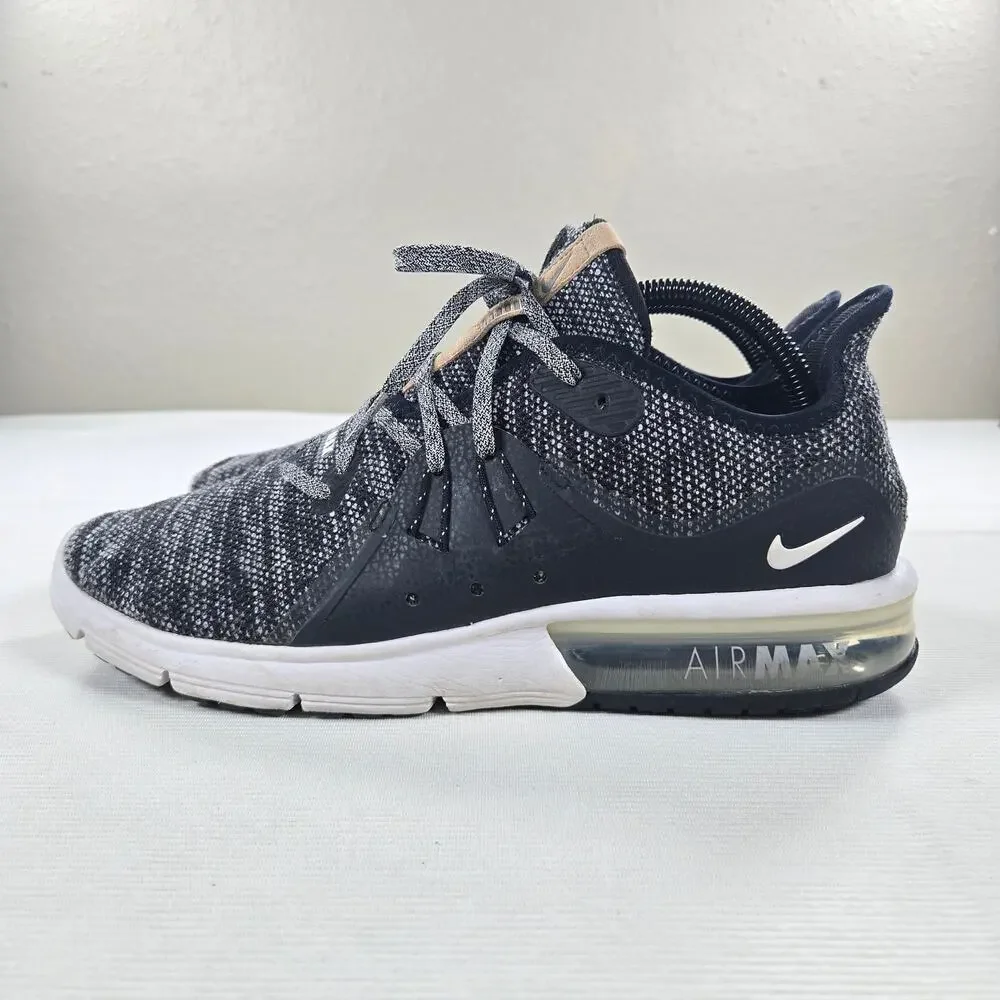 Nike | Shoes | Nike Air Max Sequent 3 Black White Athletic  display picture 1